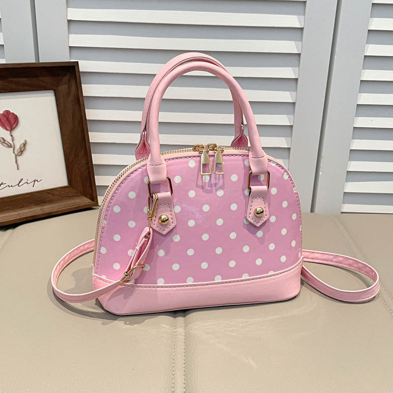 Punktmuster Handtasche