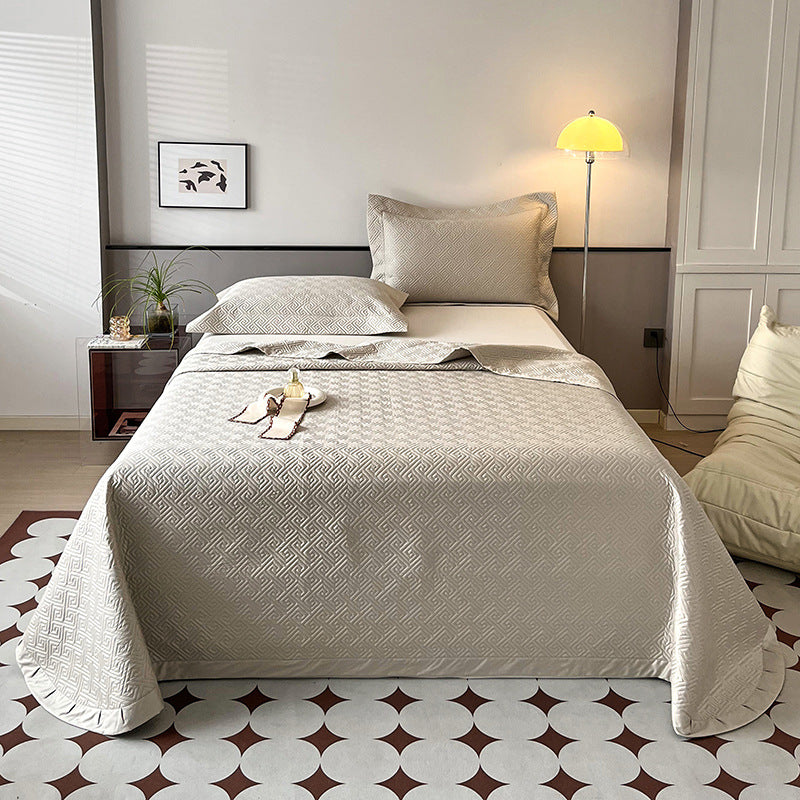 Gep quilting Wendbare Bettbezug Bettwäsche Set mit bestickten Ecken Kissenbezügen