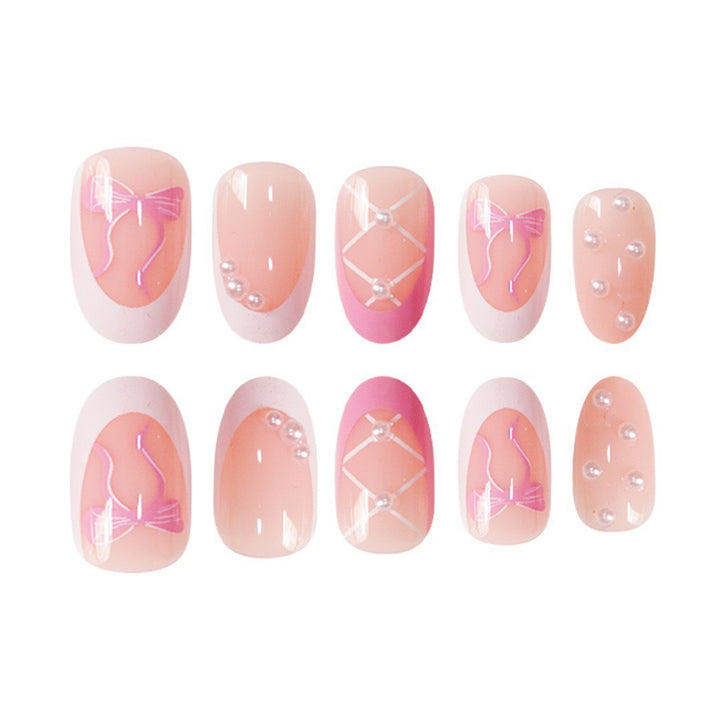 Elegantes dekoratives Nagelkunstdesign Karnz