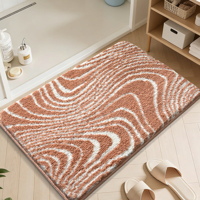 Abstract Wave Pattern Badmatte Karnz