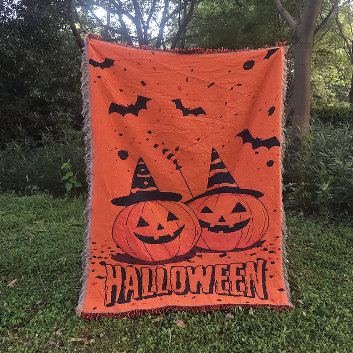 Halloween-Themen Wandteppichdecke