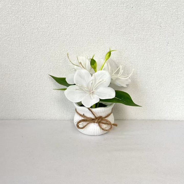Elegante künstliche Lilienblütenarrangement für die Wohnkultur