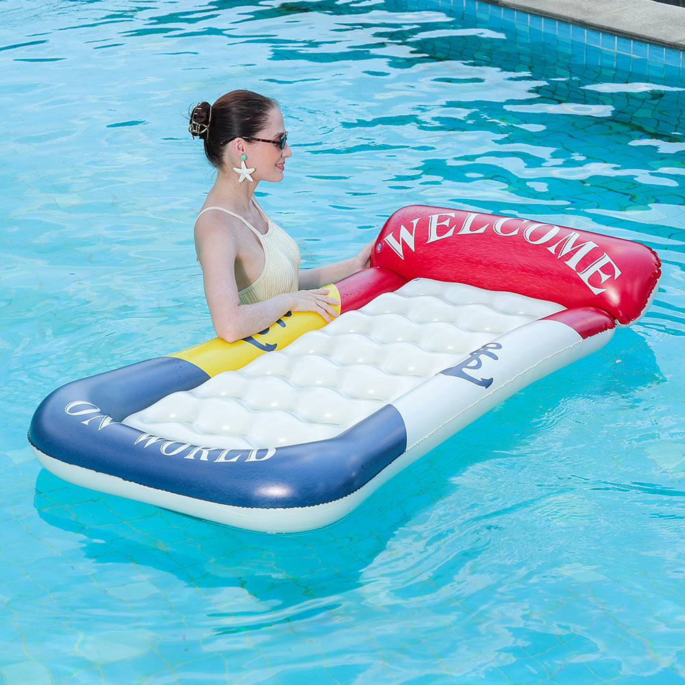 Damen Aufblasbare Relaxliege mit maritimem Design Karnz