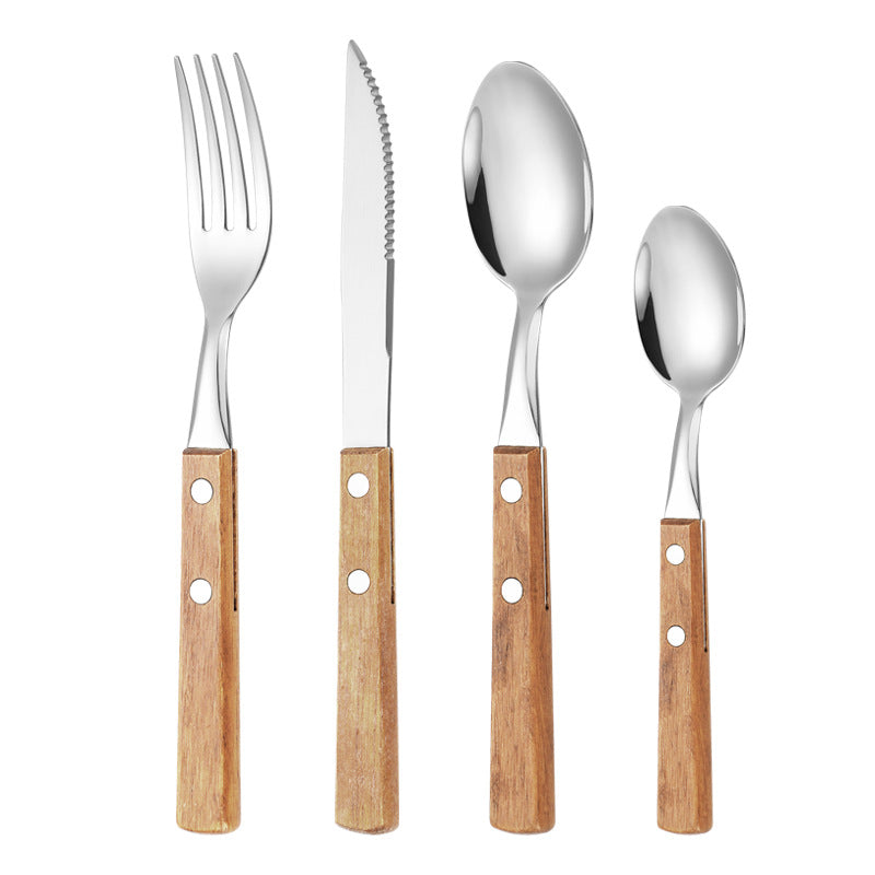 Dessertlöffel mit Ergonomischem Holzgriff Karnz