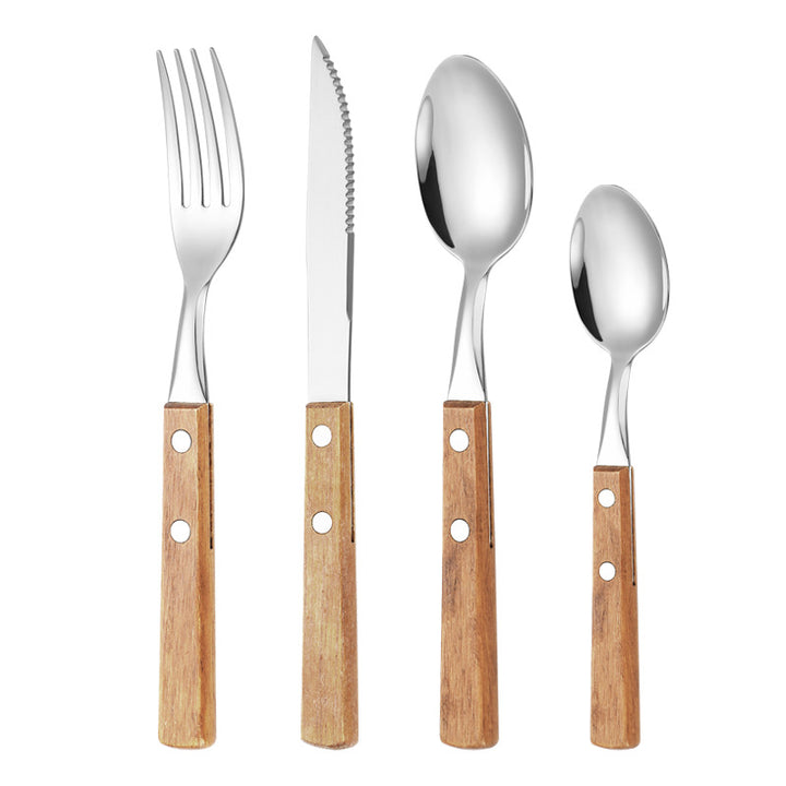 Dessertlöffel mit Ergonomischem Holzgriff Karnz