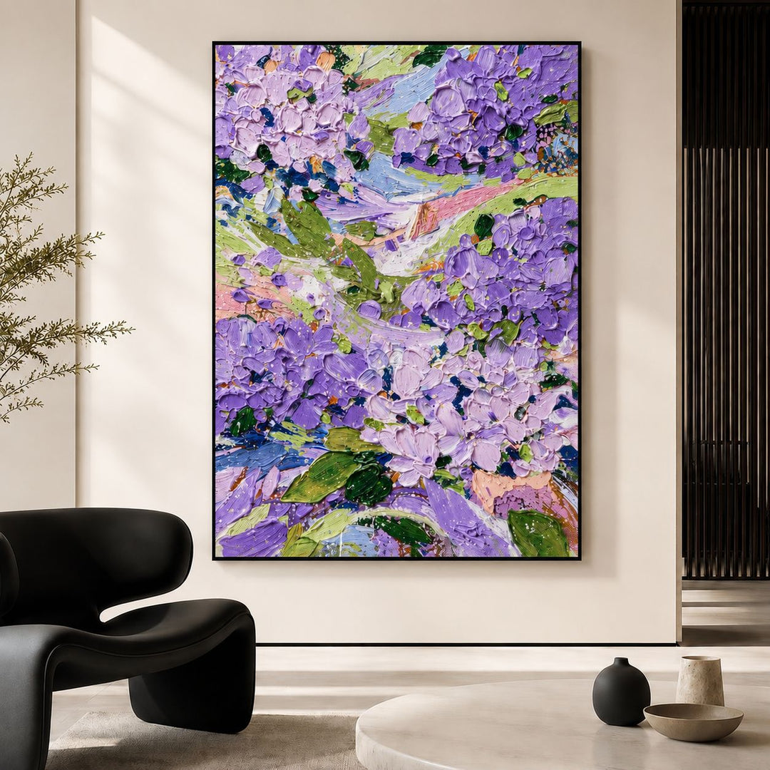 Dekorative florale Leinwandkunst
