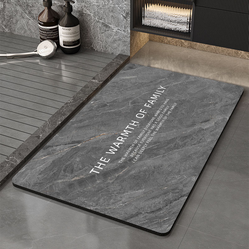 Memory Foam Badmatte mit Blumenmuster