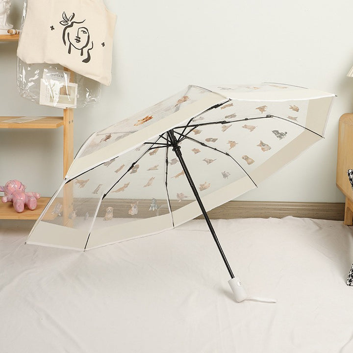Damen lustiger Regenschirm Karnz