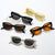Damen Cat-Eye Sonnenbrille mit elegantem, rahmenlosem Design Karnz