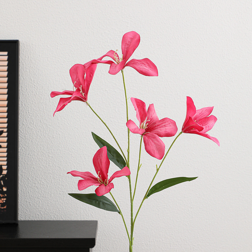 Künstlicher Orchideenblütenzweig mit filigranen Blüten Karnz
