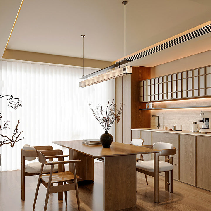 Moderne lineare Pendelleuchte