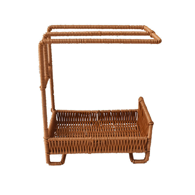 Handgemachter Rattan Aufbewahrungskorb Karnz