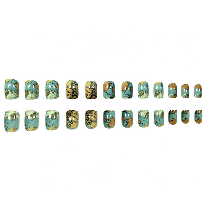 Künstlerisch Karten-inspirierte Nagelkunst Karnz
