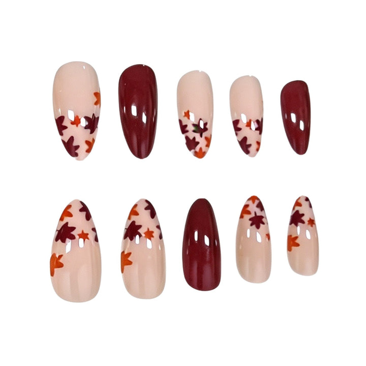 Herbst-inspirierte langanhaltende Nagelkunst Karnz