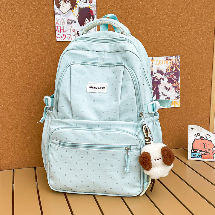 Multifunktionaler Pünktchen Rucksack Karnz