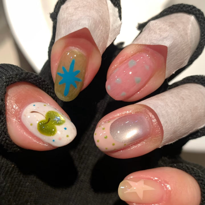 Verspielt Entworfen Press-On Nagelset