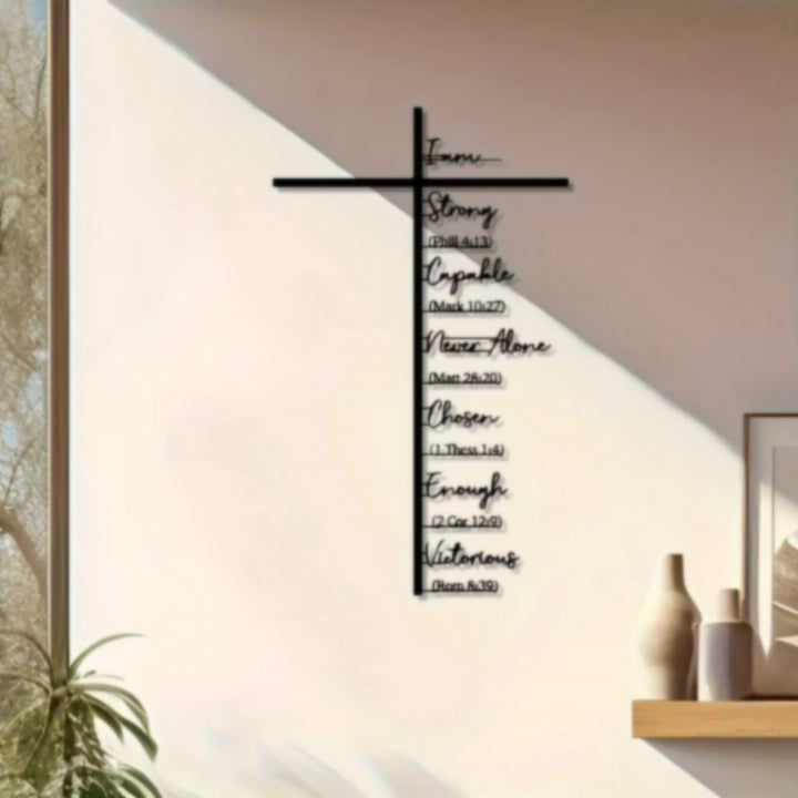 Inspirierende Kreuz Wanddekoration