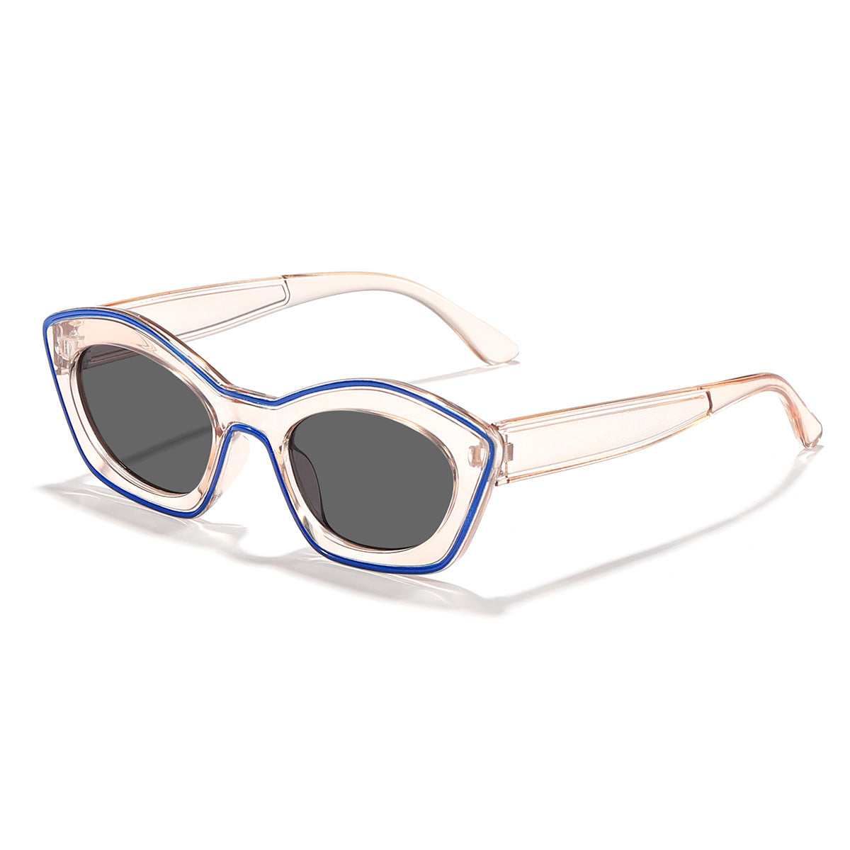 Damen modische Sonnenbrille mit elegantem Rahmen und trendigem Design Karnz