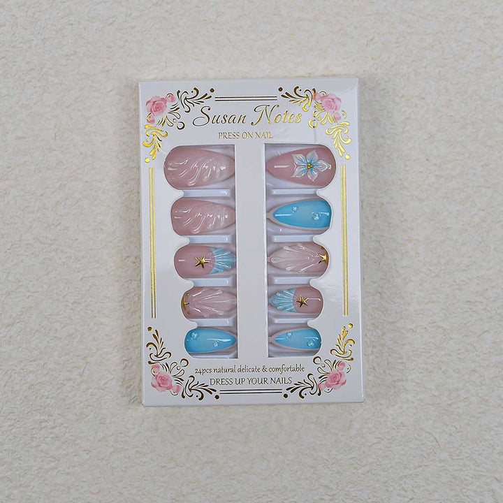 Dekoratives Press-On Nagelkunstset Karnz 1787294254