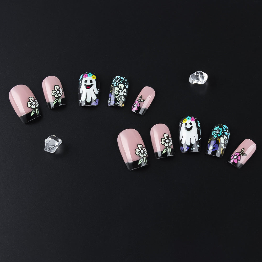 Kreatives Blumen- und Geister-Nail Art Set Karnz