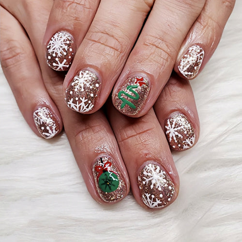 Urlaubs-Themen Glitzer Nagelkunst Karnz