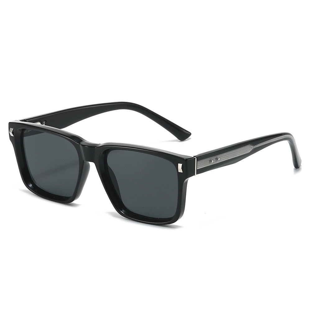 Retro Quadratrahmen Sonnenbrille Karnz