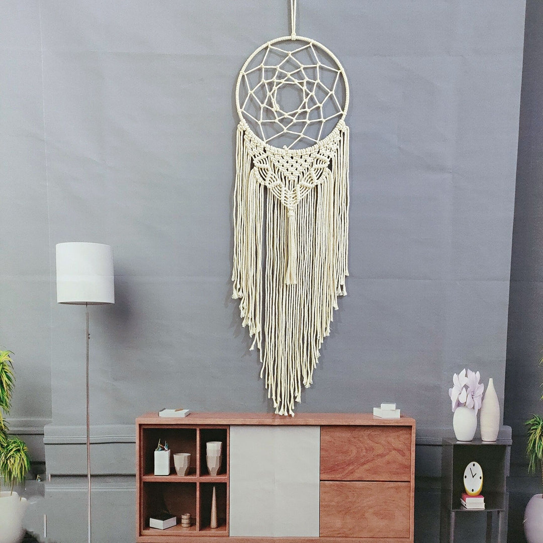 Macramé Traumfänger Wandbehang Karnz
