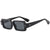 Damen Modische oversized Sonnenbrille mit futuristischem Design Karnz