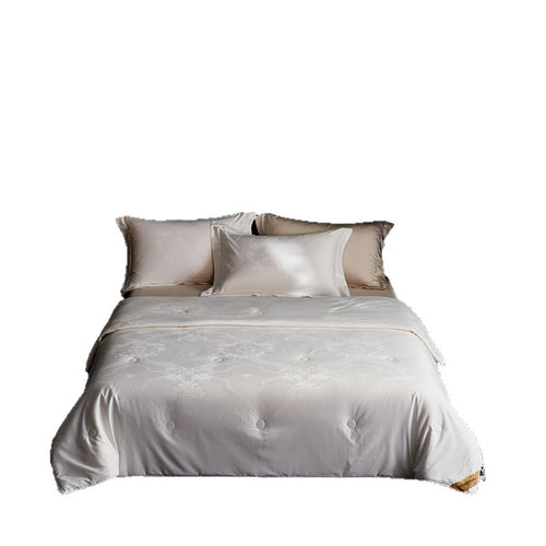 Luxus Jacquard Baumwollsatin Bettbezug und getuftetes Komforter-Set