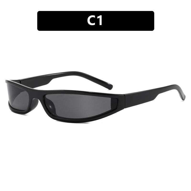 Damen sportliche Sonnenbrille mit flachem, aerodynamischem Design und UV-Schutz Karnz