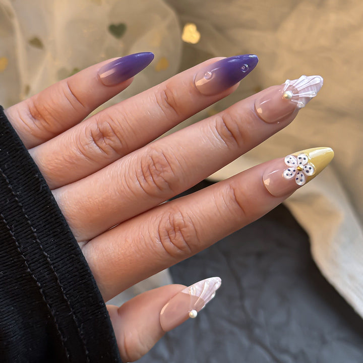 Luxe Dekorative Druck-Nagelkollektion Karnz