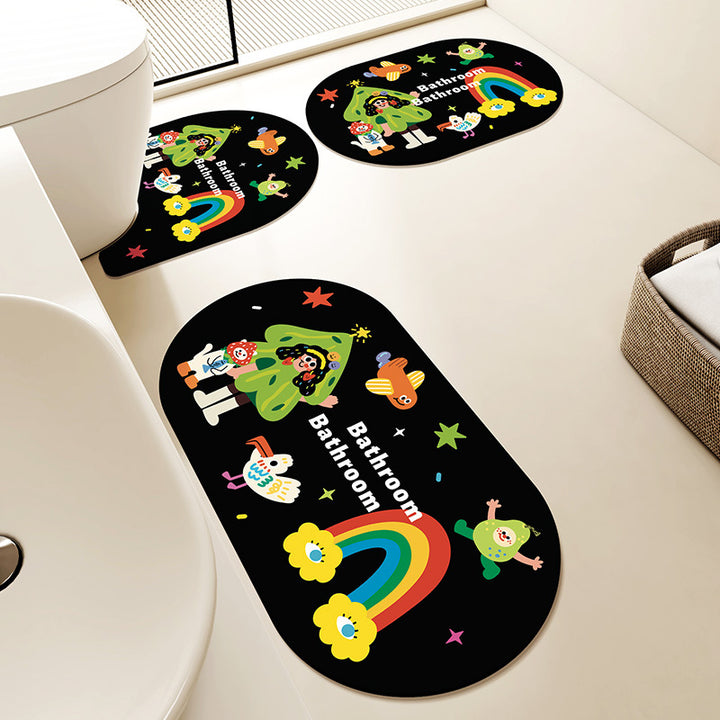 Fun Charakter Badteppich Set