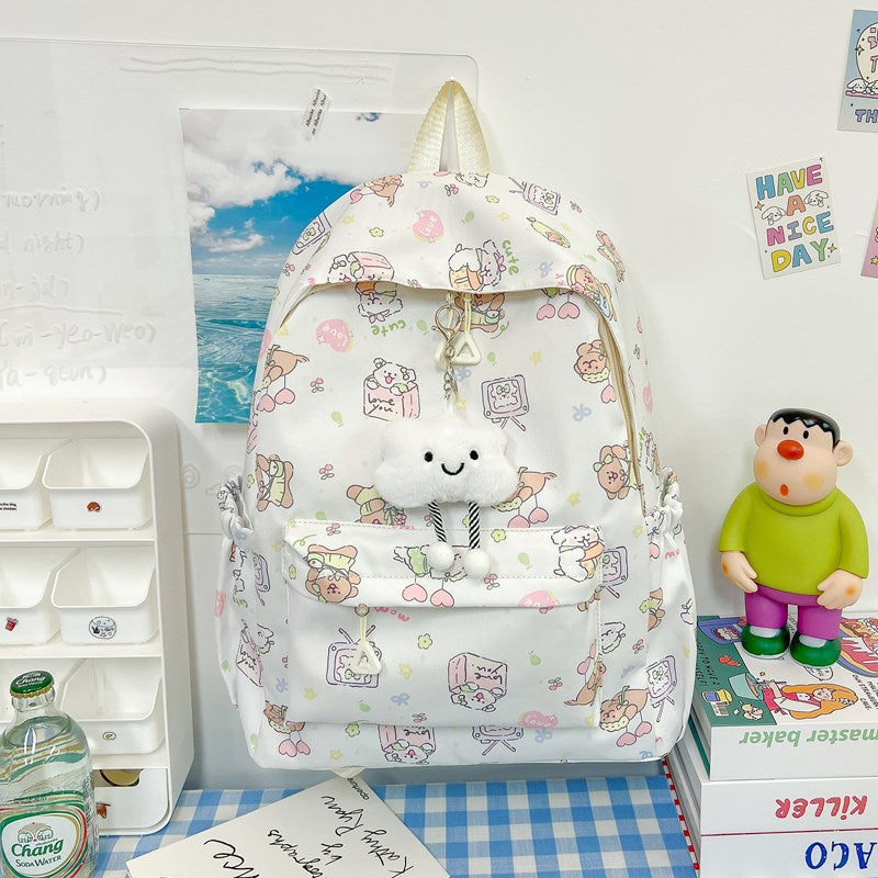 Niedlicher Cartoon Tierdruck Rucksack