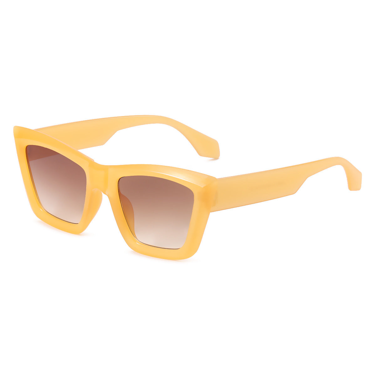 Damen Modische Sonnenbrille mit auffälligem Kantenrahmen und stilvollen Gläsern Karnz