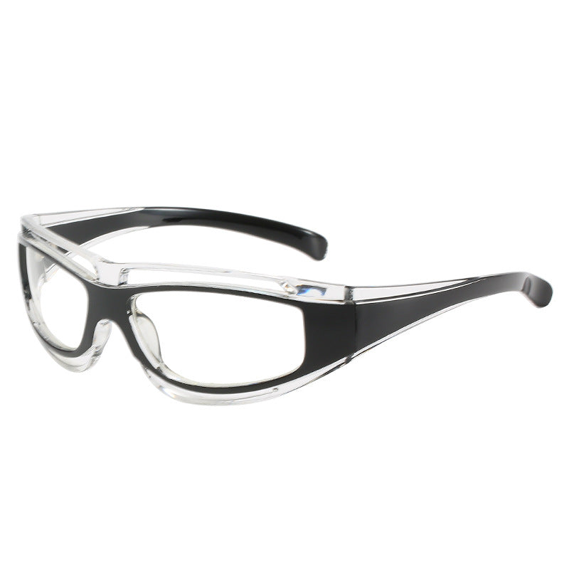 Damen Sportliche Sonnenbrille mit aerodynamischem Design und polarisierenden Gläsern Karnz