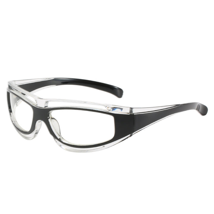 Damen Sportliche Sonnenbrille mit aerodynamischem Design und polarisierenden Gläsern Karnz