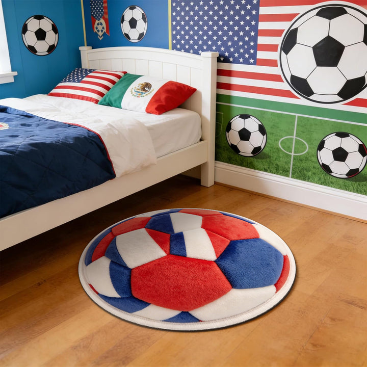 Fußball-Themen-Teppich