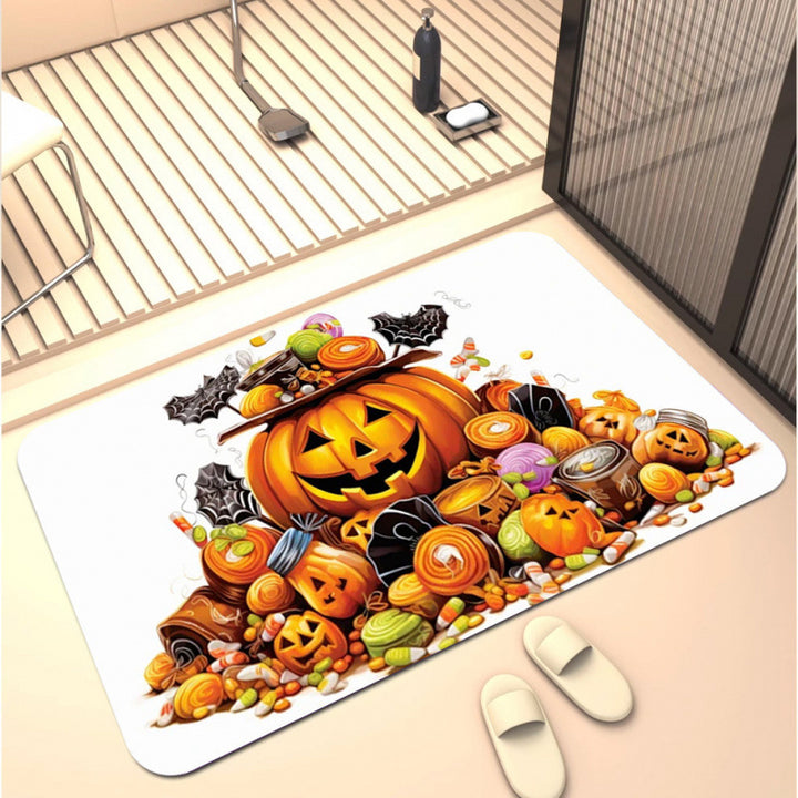 Halloween-Themen Dekorativer Badezimmerteppich