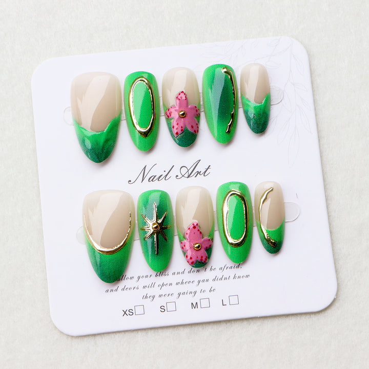 Künstlerisches dekoratives Nagelset