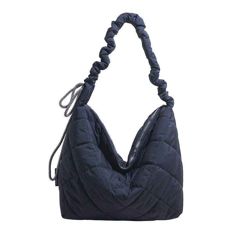 Gepolsterte Puffer Schultertasche