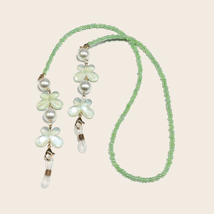 Dekorative florale Brillekette Karnz