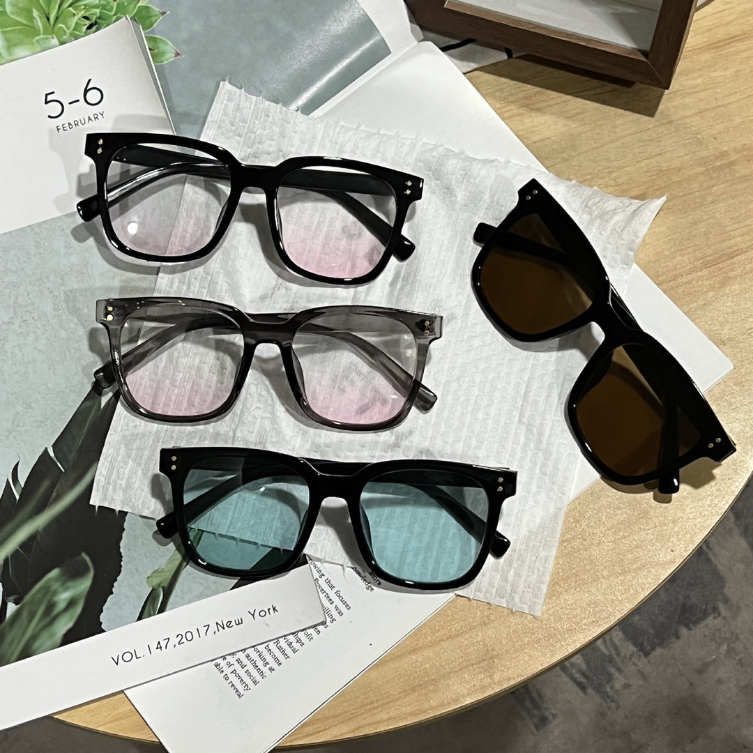 Stylische Übergroße Katzenaugenbrille Karnz