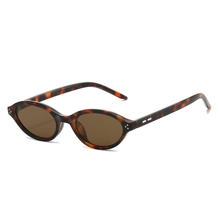 Retro-inspirierte ovale Rahmen-Sonnenbrille Karnz 1787812534