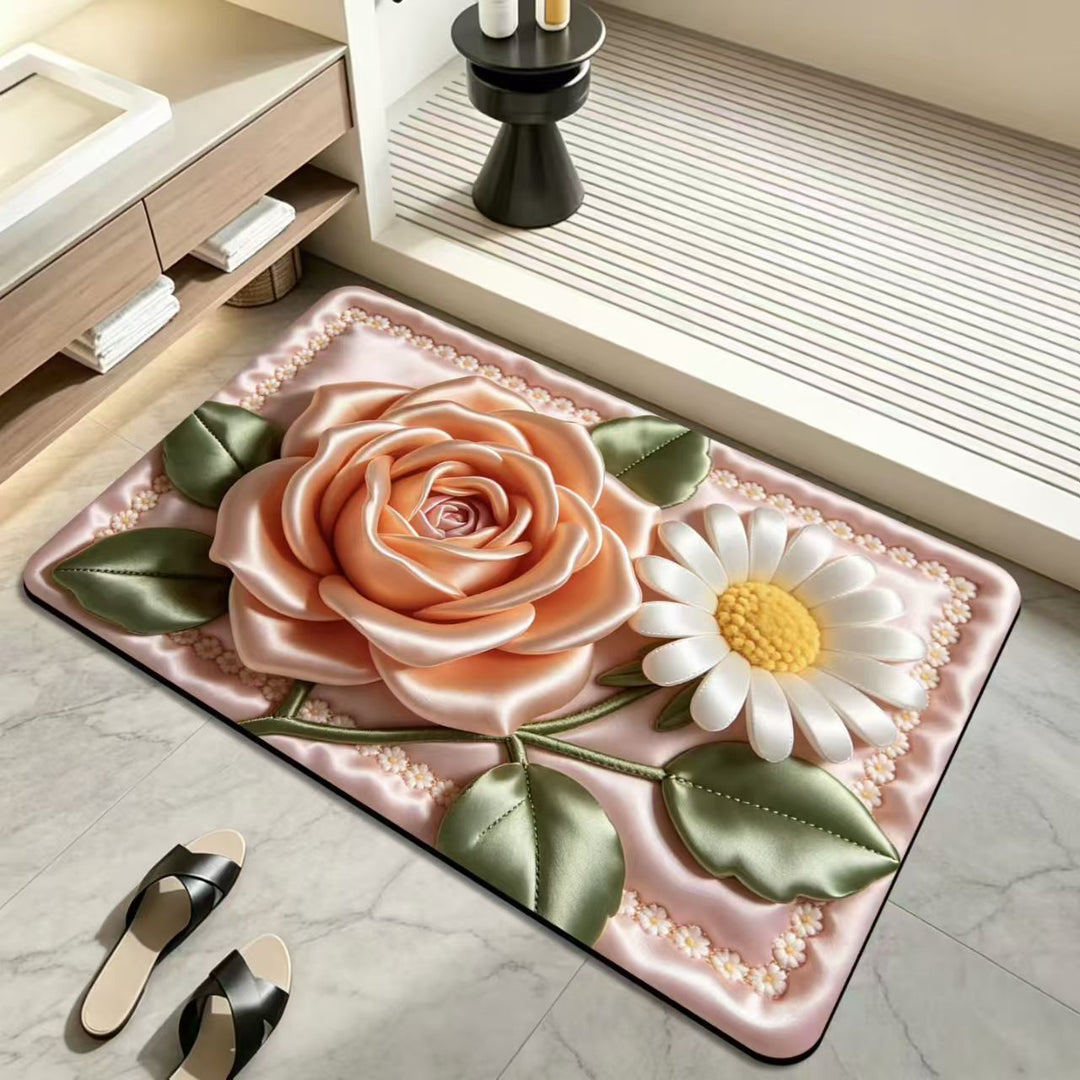 Florales Design-Badmatt