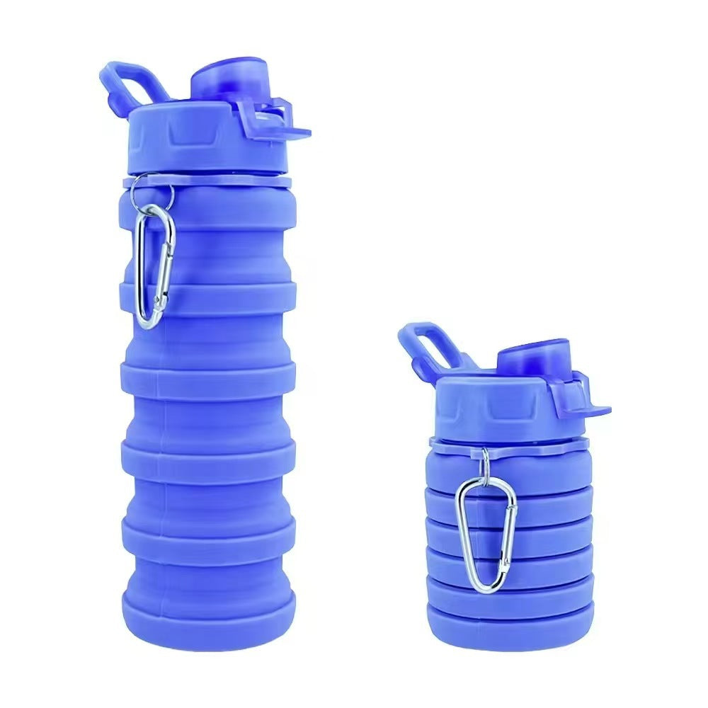 Damen zusammenfaltbare Silikon-Trinkflasche Karnz