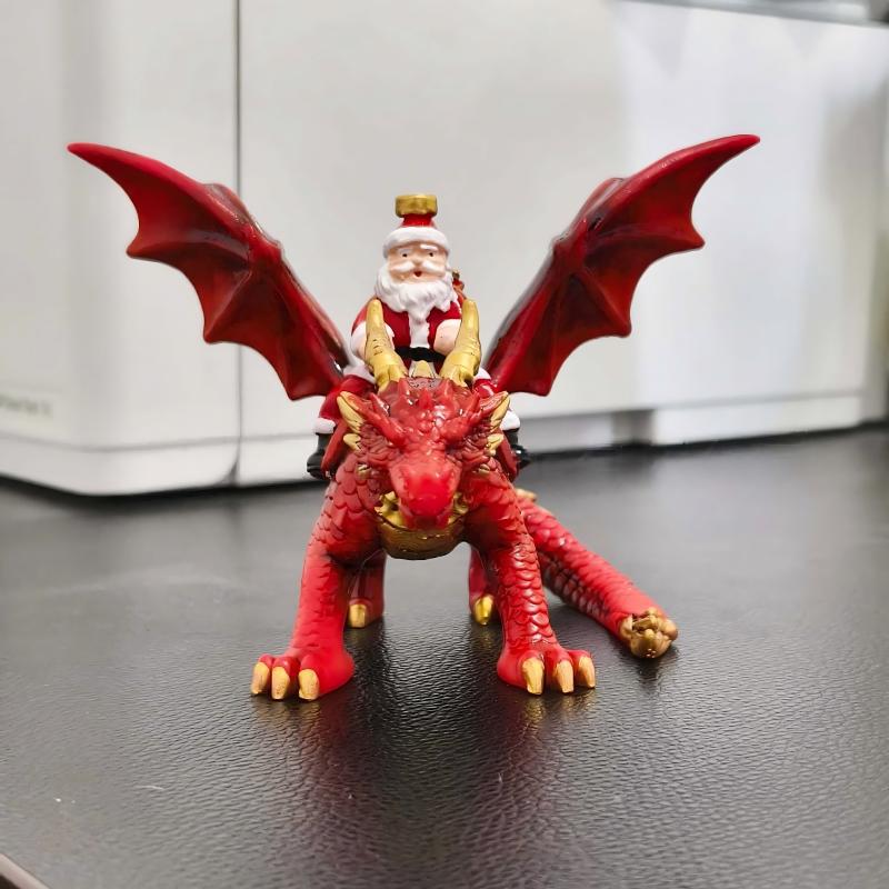 Fantastische Weihnachtsfigur im Drachen-Design Karnz
