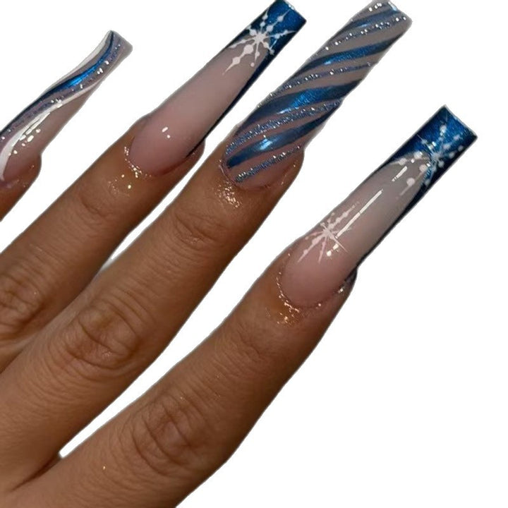 Künstlerische dekorative lange Acryl-Nagelverlängerungen Karnz