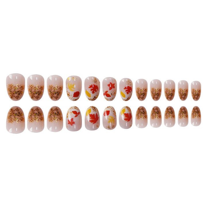 Herbst-Themen Press-On Nagel Set Karnz