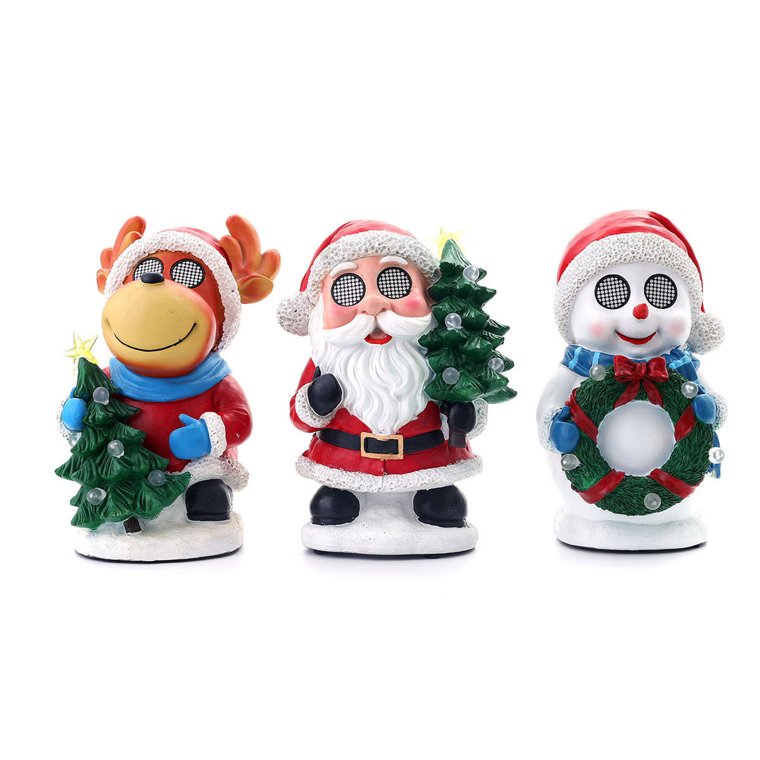 Dekorative LED Leuchtende Rentierfigur Schale
