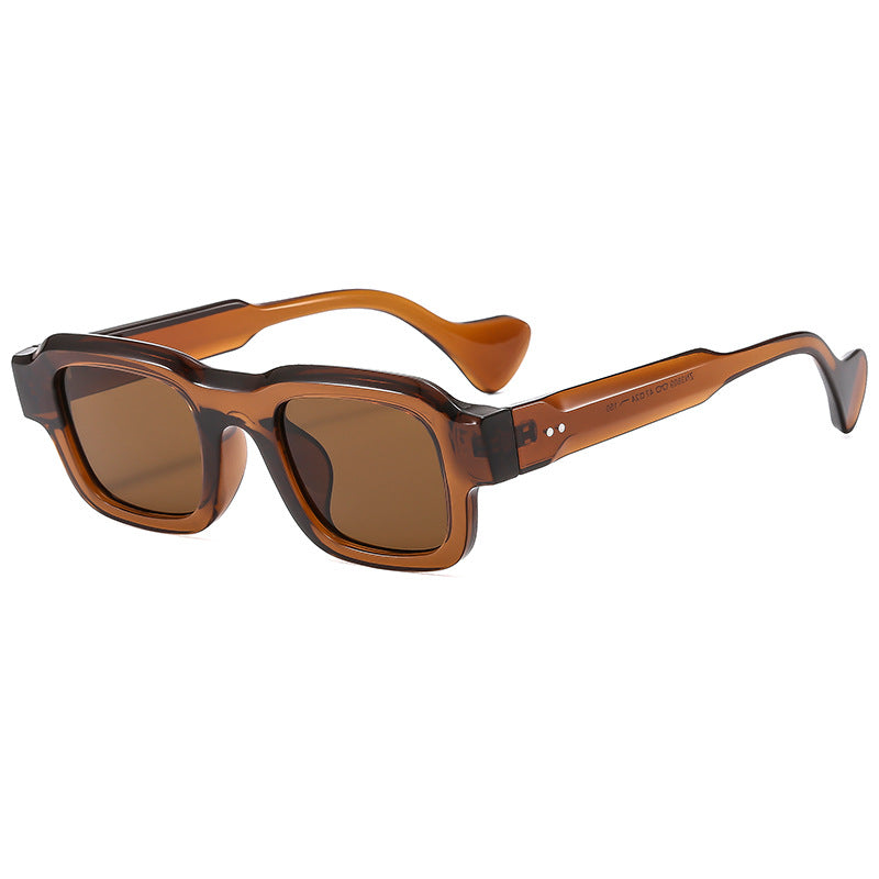 Damen trendige quadratische Sonnenbrille mit ergonomischem Design Karnz